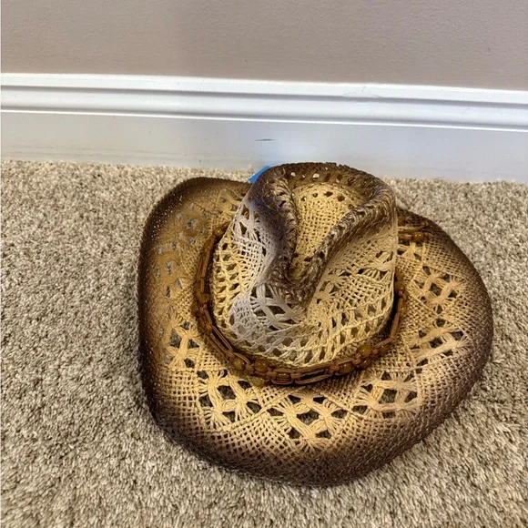 Stylish Woven Cowboy Hat - Picture 5 of 6